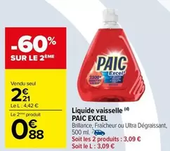 Paic - Liquide Vaisselle Excel