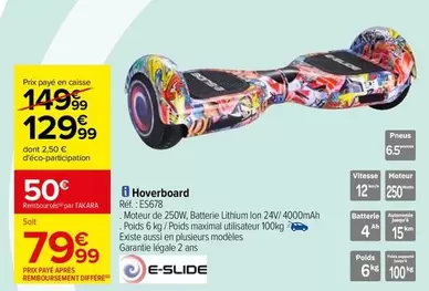 e-Slide - Hoverboard Réf.: ES678