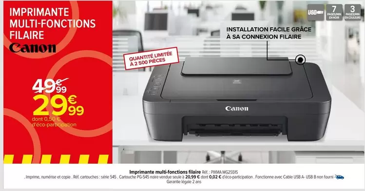 Canon - Salon - Imprimante Multi-fonctions Filaire