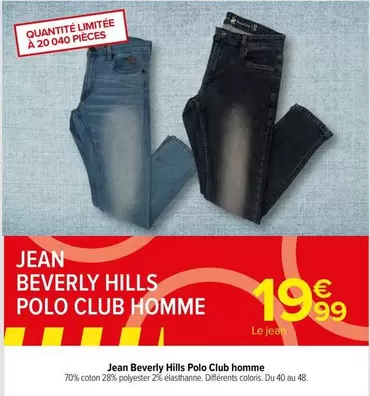 Jean Beverly Hills Polo Club Homme