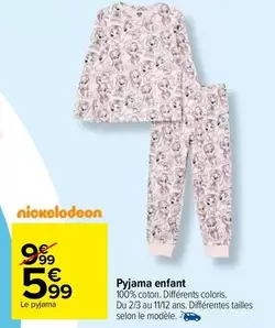 Nickelodeon - Pyjama Enfant