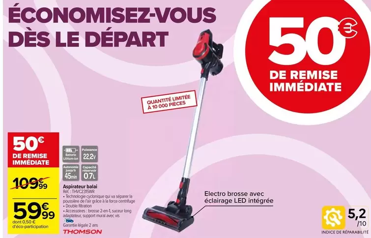 Thomson - Aspirateur Balai