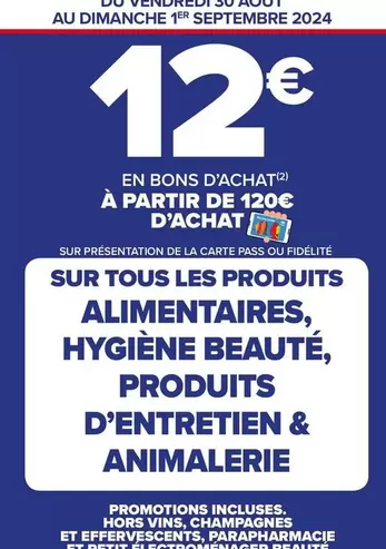 TOUS - Offres sur Produits Alimentaires, Hygiène Beauté, Entretien & Animalerie