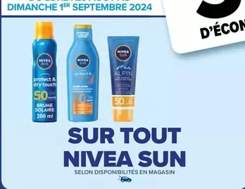 Sun - Nivea  - Sur Tout