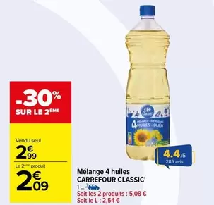 Carrefour - Mélange 4 Huiles