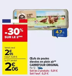 Carrefour - Œufs De Poules Élevées En Plein Air