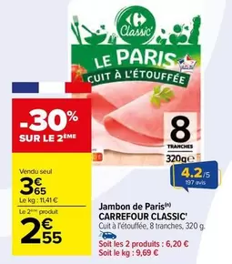 Carrefour - Classic Jambon De Paris