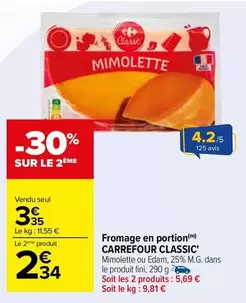 Carrefour - Fromage En Portion