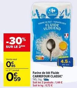 Carrefour - Farine De Blé Fluide