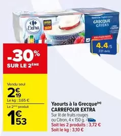 Carrefour - Yaourts À La Grecque