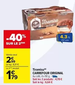 Carrefour - Tiramisu Original