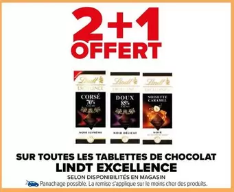 Lindt Excellence : Découvrez toutes les tablettes de chocolat