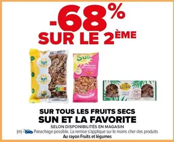 Sun - Sur Tous Les Fruits Secs