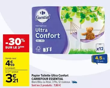 Carrefour - Papier Toilette Ultra Confort