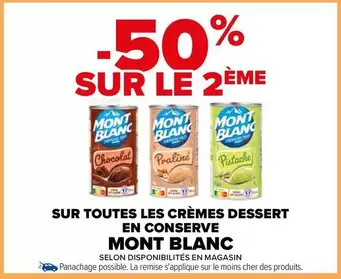 Mont Blanc : Découvrez Toutes Nos Crèmes Dessert En Conserve