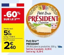 Président - Petit Brie