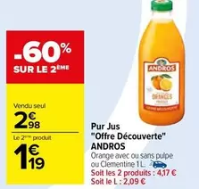 Andros - Pur Jus "Offre Découverte"