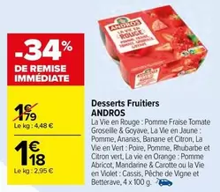 Andros - Desserts Fruitiers