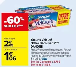 Danone - Yaourts Velouté "offre Découverte"