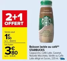 Starbucks - Boisson Lactée Au Café