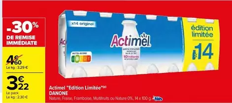 Danone - Actimel "Edition Limitée"