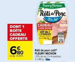 Fleury Michon - Rôti De Porc Cuit