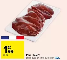 Porc : Foie