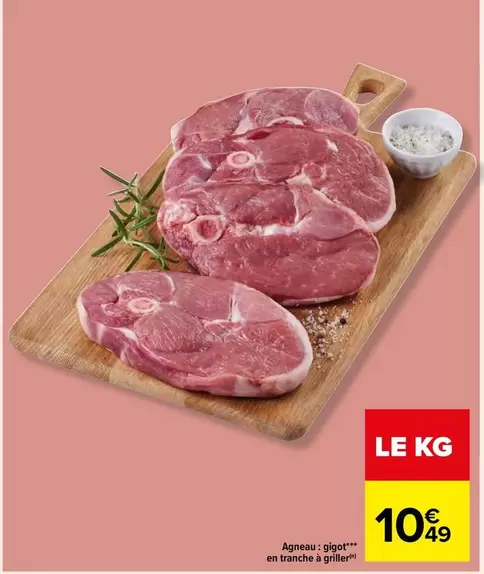 Agneau Gigot En Marche A Griller