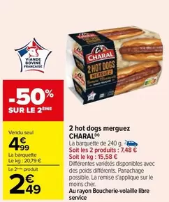 Charal - 2 Hot Dogs Merguez