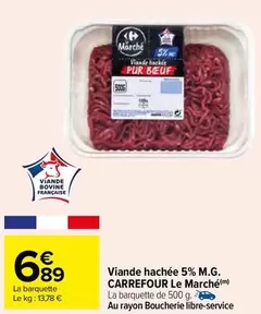 Carrefour - Viande Hachée 5% M.g. Le Marché