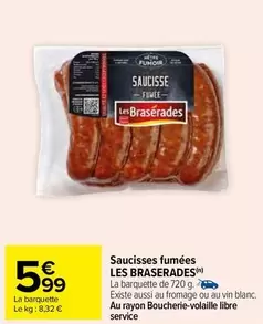 Les Braserades - Saucisses Fumées