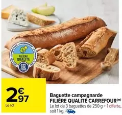 Carrefour - Baguette campagnarde