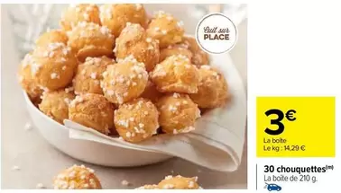 30 Chouquettes