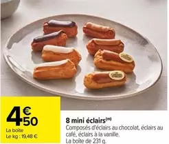 8 Mini Éclairs