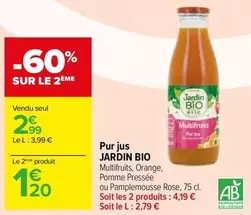 Orange - Jardin Bio - Pur Jus