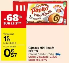 Pépito - Gâteaux Mini Roulés