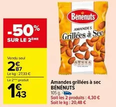 Bénénuts - Amandes Grillées À Sec