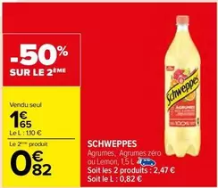 Schweppes - Agrumes, Agrumes Zéro Ou Lemon