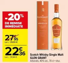 scotch - Glen Grant - Scotch Whisky Single Malt