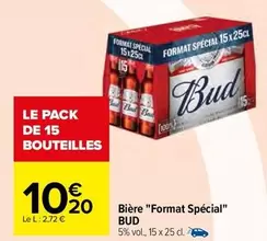 Bud - Bière "format Spécial"