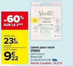 deluxe - Venus - Lames Pour Rasoir