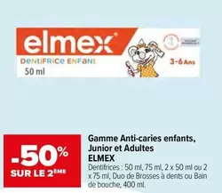 Elmex - Gamme Anti-caries : Solutions pour Enfants, Juniors et Adultes