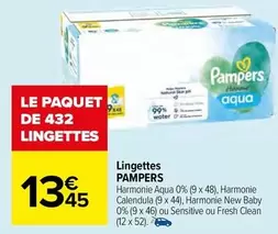 Pampers - Lingettes