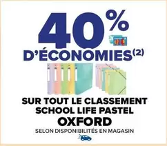 Oxford - Sur Tout Le Classement School Life Pastel