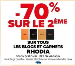 Rhodia - Sur Tous Les Blocs Et Carnets