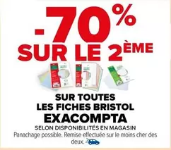 Exacompta - Sur Toutes Les Fiches Bristol