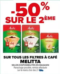 Melitta - Sur Tous Les Filtres À Café