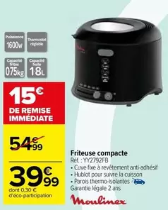 Moulinex - Friteuse Compacte