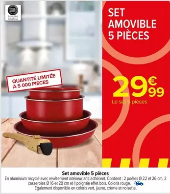 TOUS - Set Amovible 5 Pièces