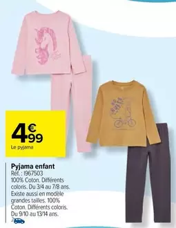 Pyjama Enfant